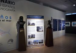 Inauguración Exposición Centenario del IEO de Santander.